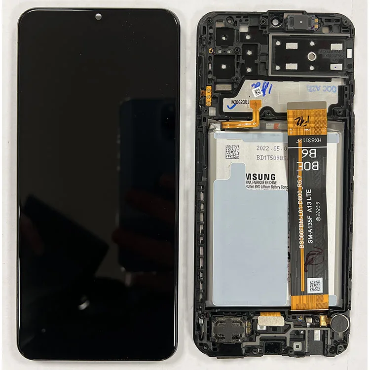 a135lcd-copy.jpg LCD Screen & Touch Digitiser With Frame For Samsung A135F Galaxy A13 4G – OEM Pulled