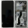 LCD Screen & Touch Digitiser With Frame For Samsung G998F Galaxy S21 Ultra 5G LCD - Silver - OEM Pulled