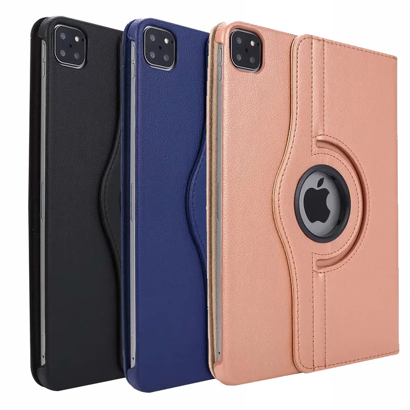 360 Degree Rotating Smart PU Leather Stand Case / Cover For iPad Pro 12.9" 2021 2022