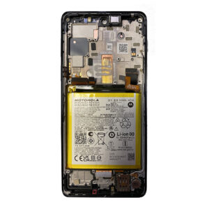 LCD Screen Touch Digitiser With Frame Battery For Motorola Edge 20 Pro – Black - OEM Pulled