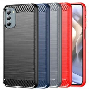 Matte Shockproof TPU Gel Case With Carbon Fibre Effect For Nokia G60