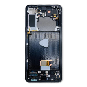 LCD Screen & Touch Digitiser With Frame For Samsung G996 Galaxy S21+ Plus - Black - OEM Pulled