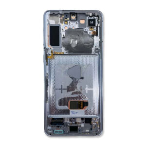 LCD Screen & Touch Digitiser With Frame For Samsung G996 Galaxy S21+ Plus - Silver - OEM Pulled