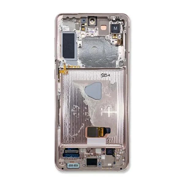 LCD Screen & Touch Digitiser With Frame For Samsung G996 Galaxy S21+ Plus - Violet - OEM Pulled