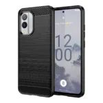 For Nokia X30 5G Matte Shockproof TPU Gel Case With Carbon Fibre Effect - Image 4