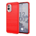 For Nokia X30 5G Matte Shockproof TPU Gel Case With Carbon Fibre Effect - Image 2