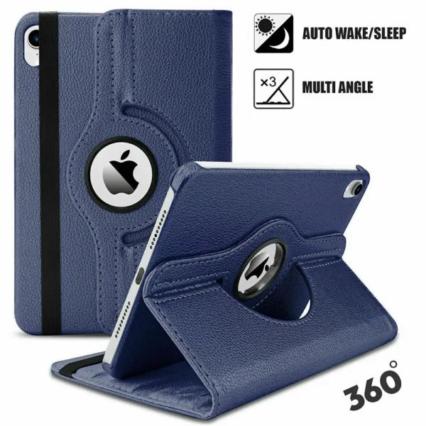 360 Degree Rotating Smart PU Leather Stand Case / Cover For iPad 10th Generation 2022