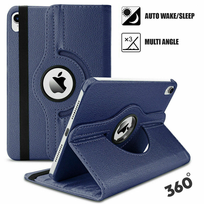 360 Degree Rotating Smart PU Leather Stand Case / Cover For iPad 10th Generation 2022
