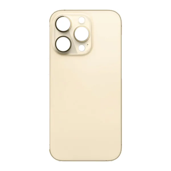 Rear Back Glass Battery Cover Big Camera Hole Easy Fitting For iPhone 14 Pro - Gold