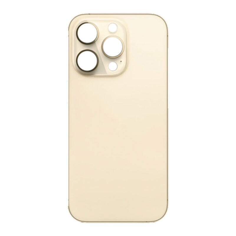 Rear Back Glass Battery Cover Big Camera Hole Easy Fitting For iPhone 14 Pro - Gold
