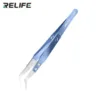 RELIFE RT-15E Precision Titanium Alloy Ceramic Curved Head / Tip Tweezer