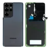 Genuine Samsung G998 Galaxy S21 Ultra Rear Back Glass / Battery Cover With Camera Lens - Phantom Navy