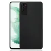 Matte Black Soft Feel TPU Gel Case With Camera Cover For Samsung Galaxy S23 Series