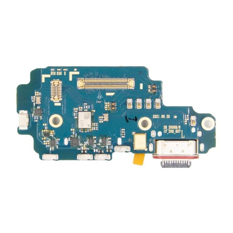 Charging Port Dock Connector Flex Cable For Samsung S908 Galaxy S22 Ultra - OEM Pulled