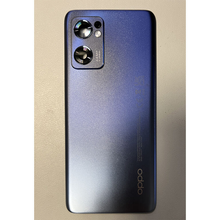 Rear Back Panel / Battery Cover With Camera Lens For Oppo Find X5 Lite – Starry Black – OEM Pulled