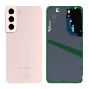 Genuine Samsung S90 Galaxy S22 Rear Back Glass / Battery Cover With Camera Lens - Pink