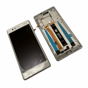 Genuine LCD Screen & Touch Digitiser With Frame For Nokia 3 - Silver