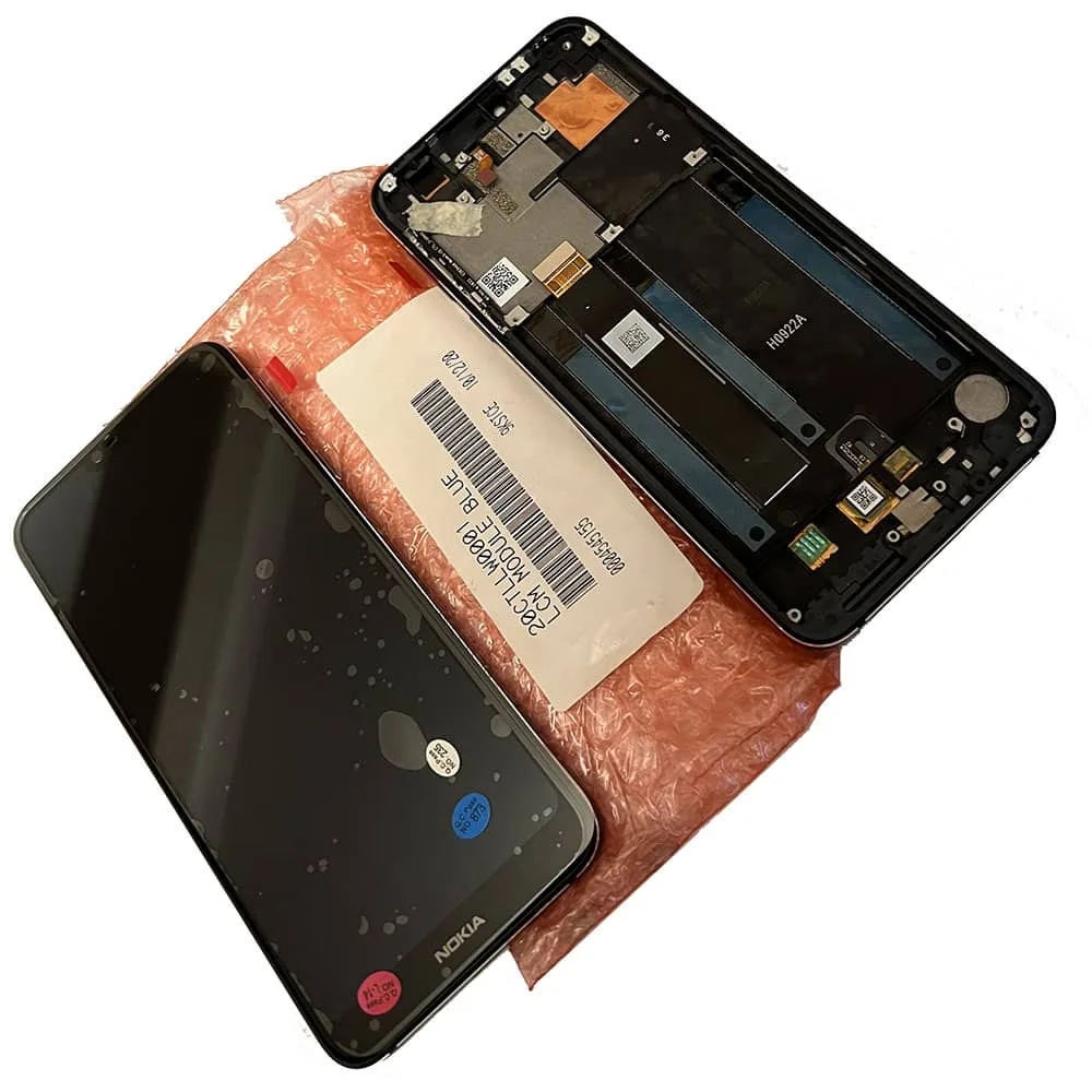 Genuine LCD Screen & Touch Digitiser With Frame For Nokia 7.1 - Blue