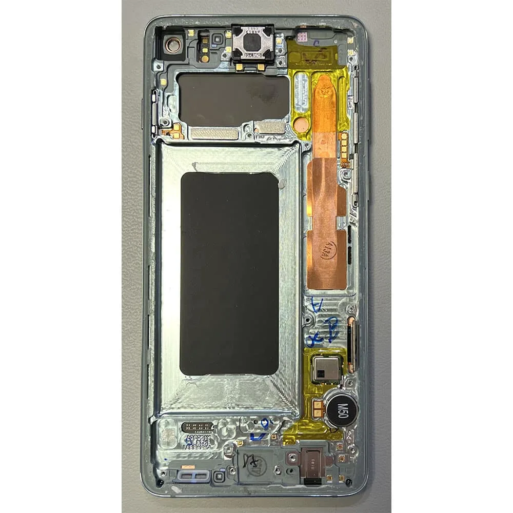 s10greenpull-copy.jpg LCD Screen & Touch Digitiser For Samsung G973 Galaxy S10 - Green - OEM Pulled