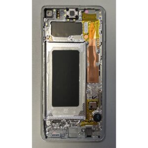 LCD Screen & Touch Digitiser For Samsung G973 Galaxy S10 - Silver - OEM Pulled