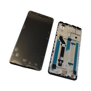 Genuine LCD Screen & Touch Digitiser With Frame For Nokia 3.1 Plus - Black