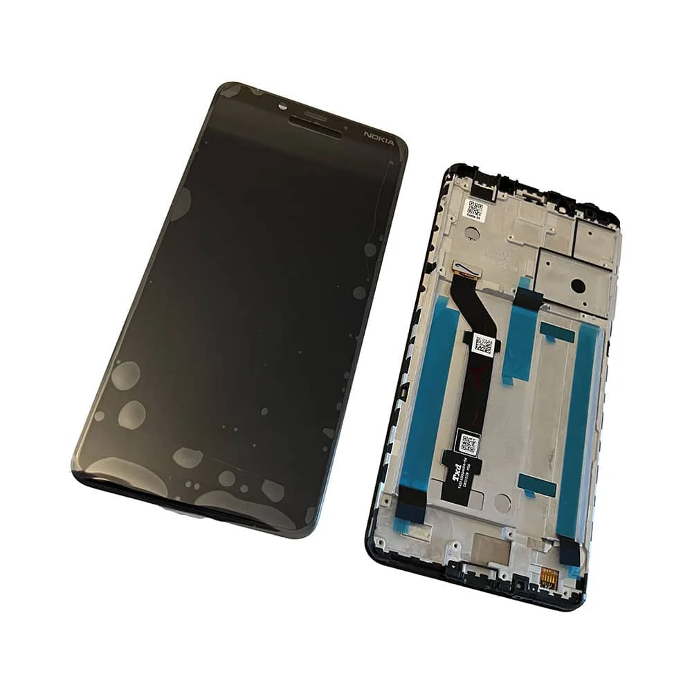 3.1plusblack.jpg Genuine LCD Screen & Touch Digitiser With Frame For Nokia 3.1 Plus - Black