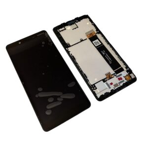 Genuine LCD Screen & Touch Digitiser With Frame For Nokia 1 Plus - Black