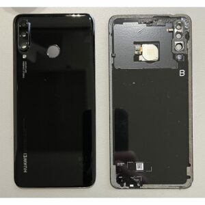Rear Back Glass / Battery Cover With Camera Lens For Huawei P30 Lite MAR-LX1A – Black – OEM Pulled