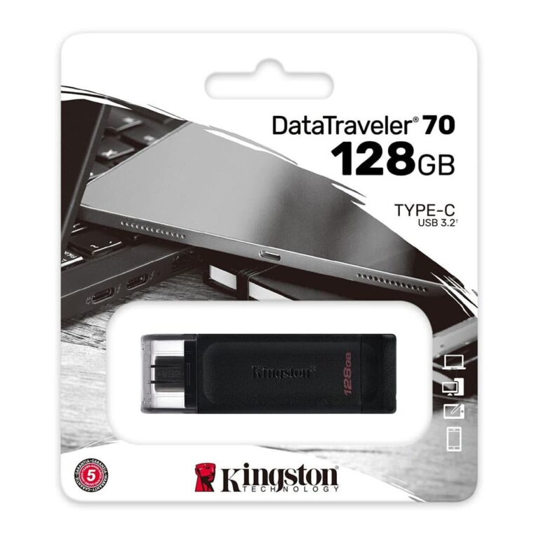 Kingston DataTraveler 70 128GB USB 3.0 Type-C Flash Stick Pen Memory Drive
