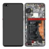 Genuine Huawei P40 LCD Screen & Touch Digitiser With Frame & Battery - 14 Day - Black