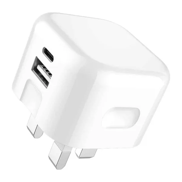 Twin Port Type-C & USB PD QC3.0 20W Fast Charger