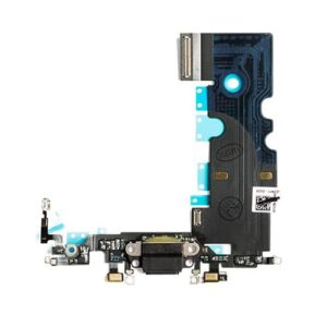 Charging Port Dock Connector Flex Cable & Microphones For iPhone SE2020 – Black