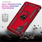 Samsung Galaxy A52 5G Hybrid Dual-Layer Armour Case With Magnetic Ring Stand - Image 2