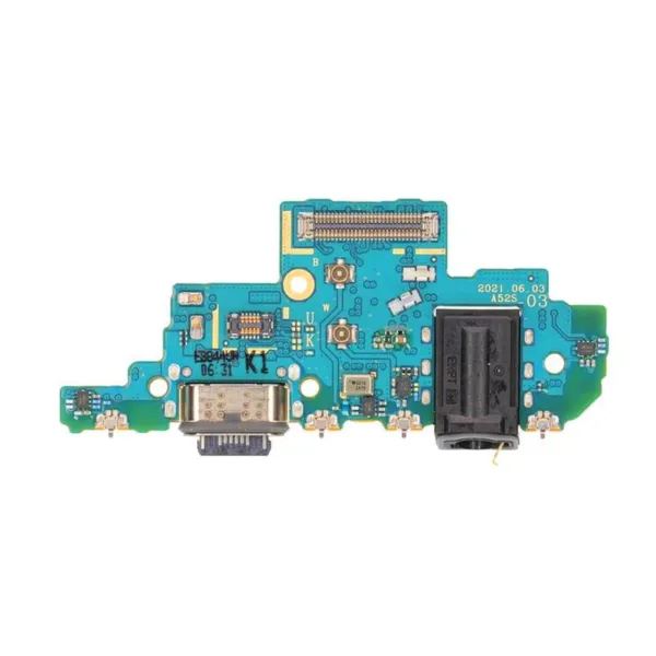 For Samsung A528 Galaxy A52s 5G Charging Port Dock Connector Flex Cable - Revision K1 - OEM Pulled