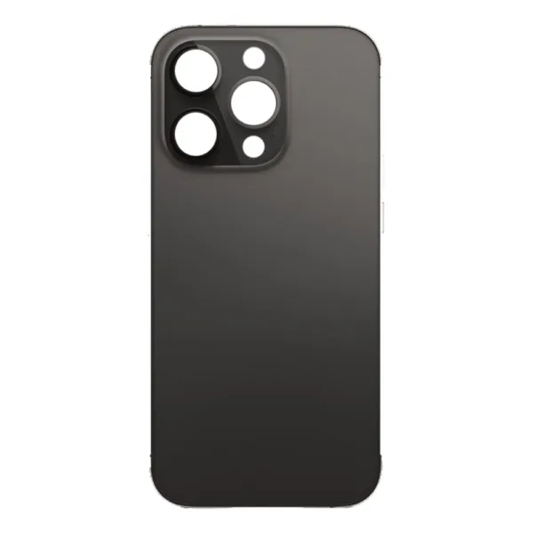 For iPhone 14 Pro Max Rear Back Glass Battery Cover Big Camera Hole Easy Fitting - Space Black