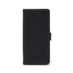 Nokia 1.4 Premium Litchi Style PU Leather Wallet Book Case Cover Card Holder - Black