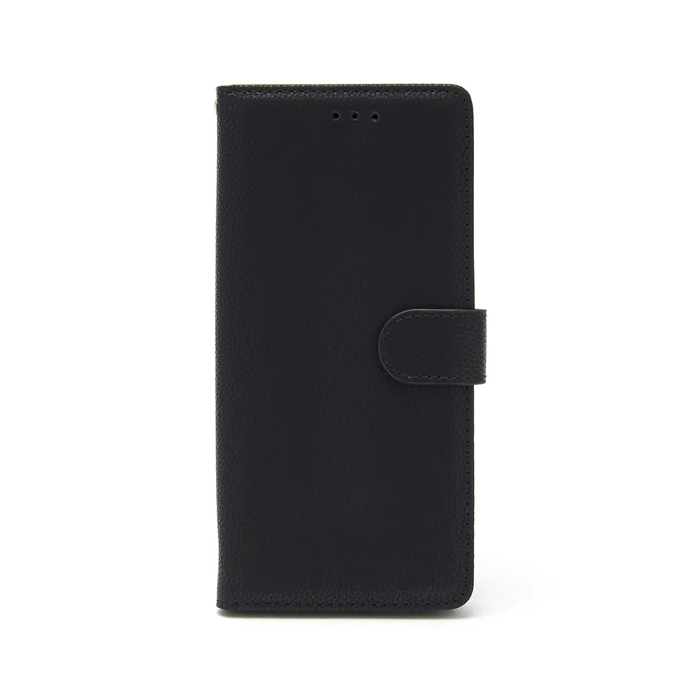 black_case_1-16.jpg Nokia 1.4 Premium Litchi Style PU Leather Wallet Book Case Cover Card Holder - Black - Image 1