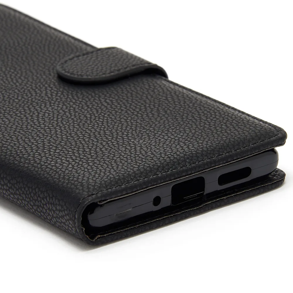 Premium Litchi Style PU Leather Wallet Book Case Cover Card Holder For Nokia G50 - Image 2