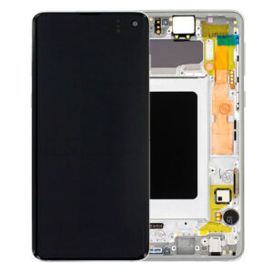 Genuine Samsung G973 Galaxy S10 LCD Screen & Touch Digitiser - Silver