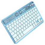 Hoco Transparent Bluetooth Wireless Keyboard With Coloured LED's - Image 2