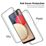 Samsung A025F Galaxy A02S 360º PC & TPU Full Case With Protective Screen Cover - Image 2