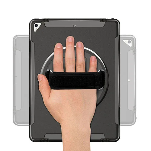 For iPad 10.2 7th 8th 9th Gen Heavy Duty Shockproof Case With Swivel Stand & Strap - Image 4