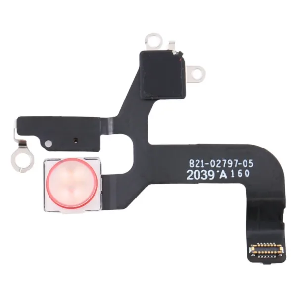 Rear Microphone / Camera Flash Flex Cable For iPhone 12 - OEM Pulled