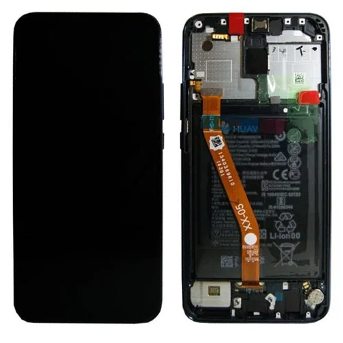 LCD Screen & Touch Digitiser With Frame & Battery For Huawei Mate 20 Lite - Black - OEM Pulled - Image 1
