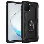 Samsung A125F Galaxy A12 Hybrid Dual-Layer Armour Case With Magnetic Ring Stand - Image 4