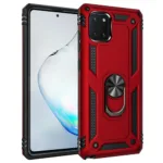 Samsung A125F Galaxy A12 Hybrid Dual-Layer Armour Case With Magnetic Ring Stand - Image 2