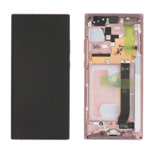 LCD Screen & Touch Digitiser With Frame For Samsung N985F Galaxy Note 20 Ultra – Bronze – OEM Pulled