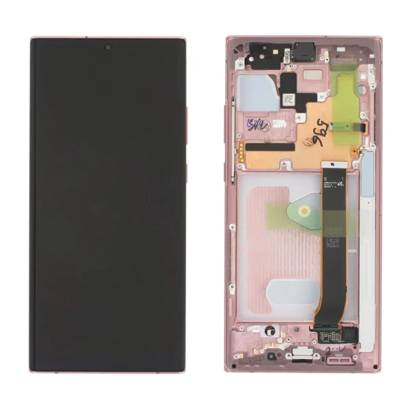 LCD Screen & Touch Digitiser With Frame For Samsung N985F Galaxy Note 20 Ultra – Bronze – OEM Pulled