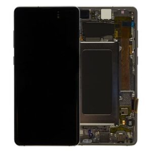 For Samsung G973 Galaxy S10 LCD Screen & Touch Digitiser - Black - OEM Pulled