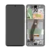 LCD Screen & Touch Digitiser With Frame For Samsung G980 / G981 Galaxy S20 5G - Grey - OEM Pulled